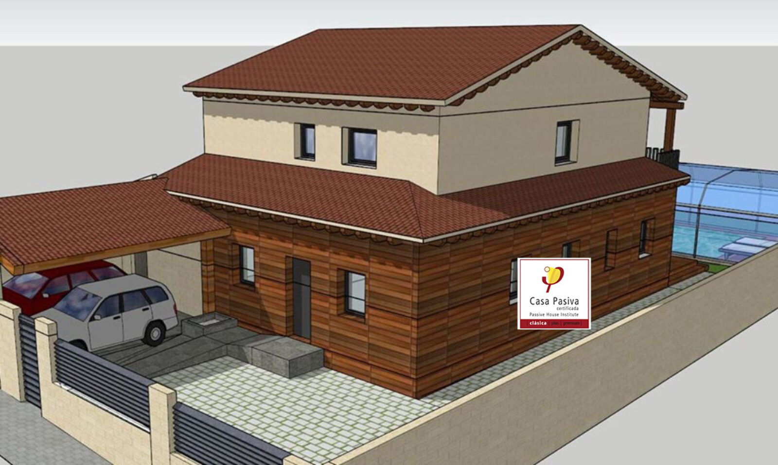 Vivienda unifamiliar Passivhaus CERTIFICADA en La Lastrilla. PROY+DO+DEO+SEG